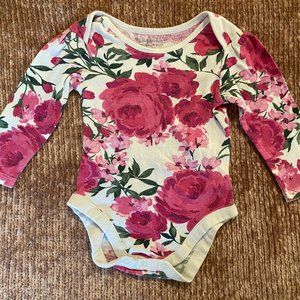 Baby Place Peony Longsleeve Onesie 18-24M